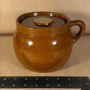 Brown Ceramic Pot with Lid